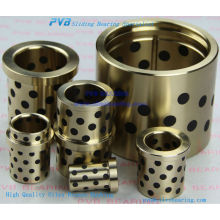 Oiles 500SP4 Brass Bushing,ASTM-standard-based Alloy,Solid Lubricants Bearing plugged Graphite